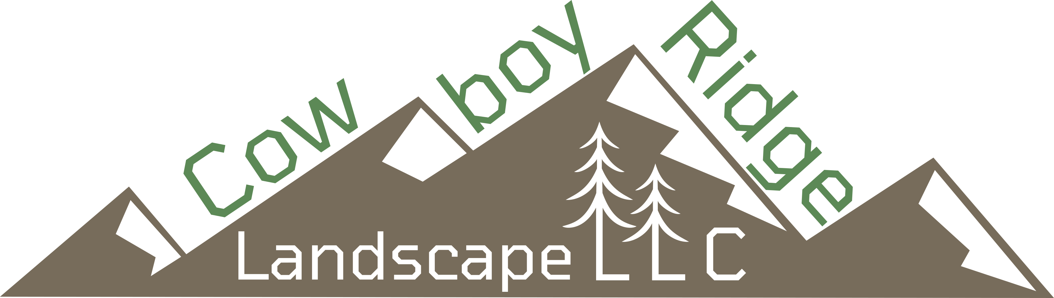 Cowboy Ridge Landscape logo