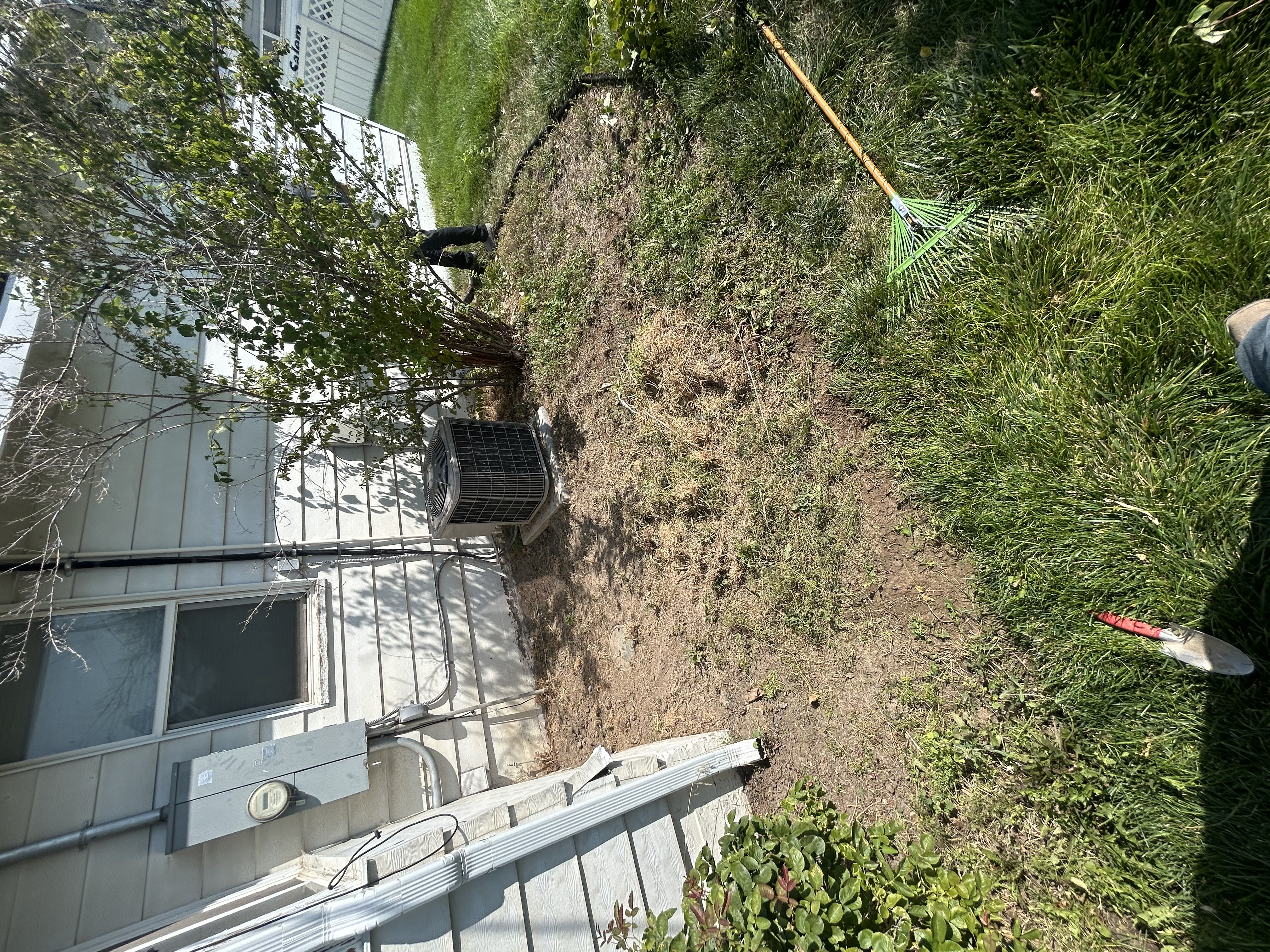 Project 01 before landscaping work from another angle